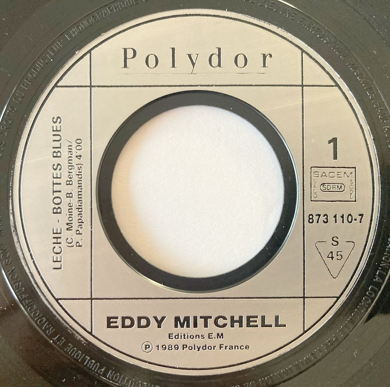 Vinyles: EDDY MITCHELL - LECHE-BOTTES BLUES – D'occasion à Bottens par hotter-than-hell 2