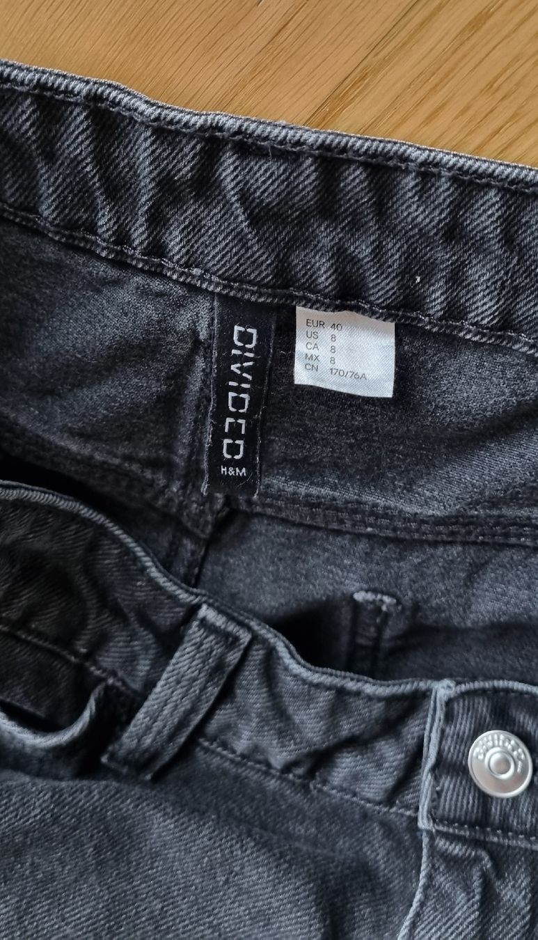 H&M Jeans: H&M Cargo Jeans, dunkelgrau, Grösse 40 – Usato da Düdingen venduto da 20m_f8bn 3