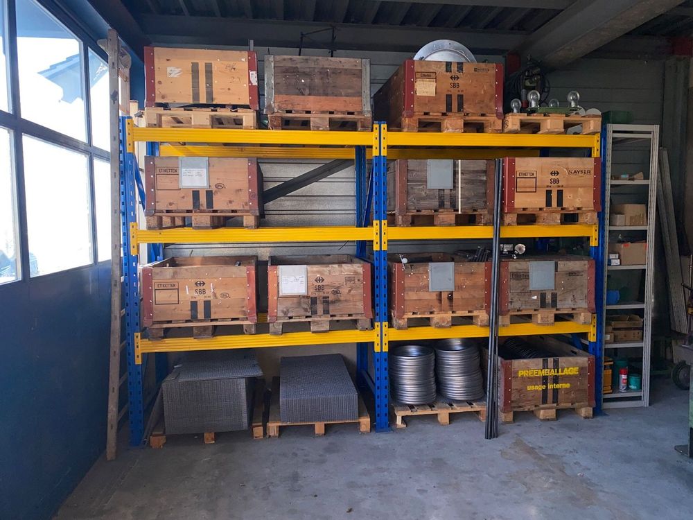 Palettenregal Regal Palettengestell (Gebraucht) in Boswil für CHF 500 ...