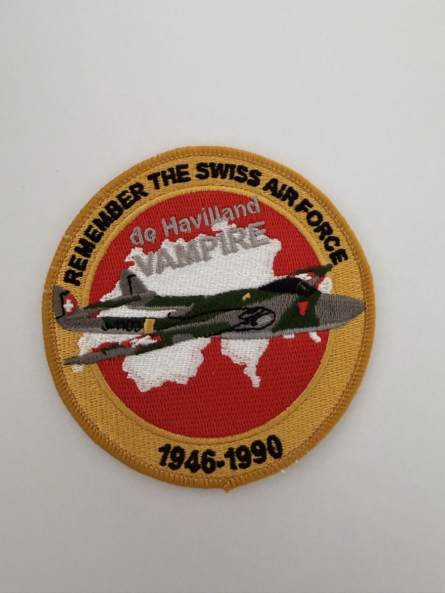 Schweizer Armee Plaketten & Abzeichen: Vampire memory patch  – Gebraucht aus Chamoson von Lio_Rey
