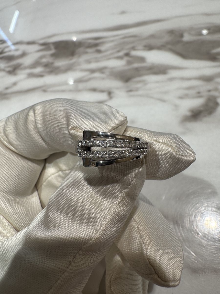 Ringe: Damenring weissgold diamant – Gebraucht aus Schaffhausen von glamour-shop
