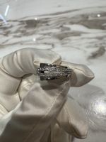 Damenring weissgold diamant
