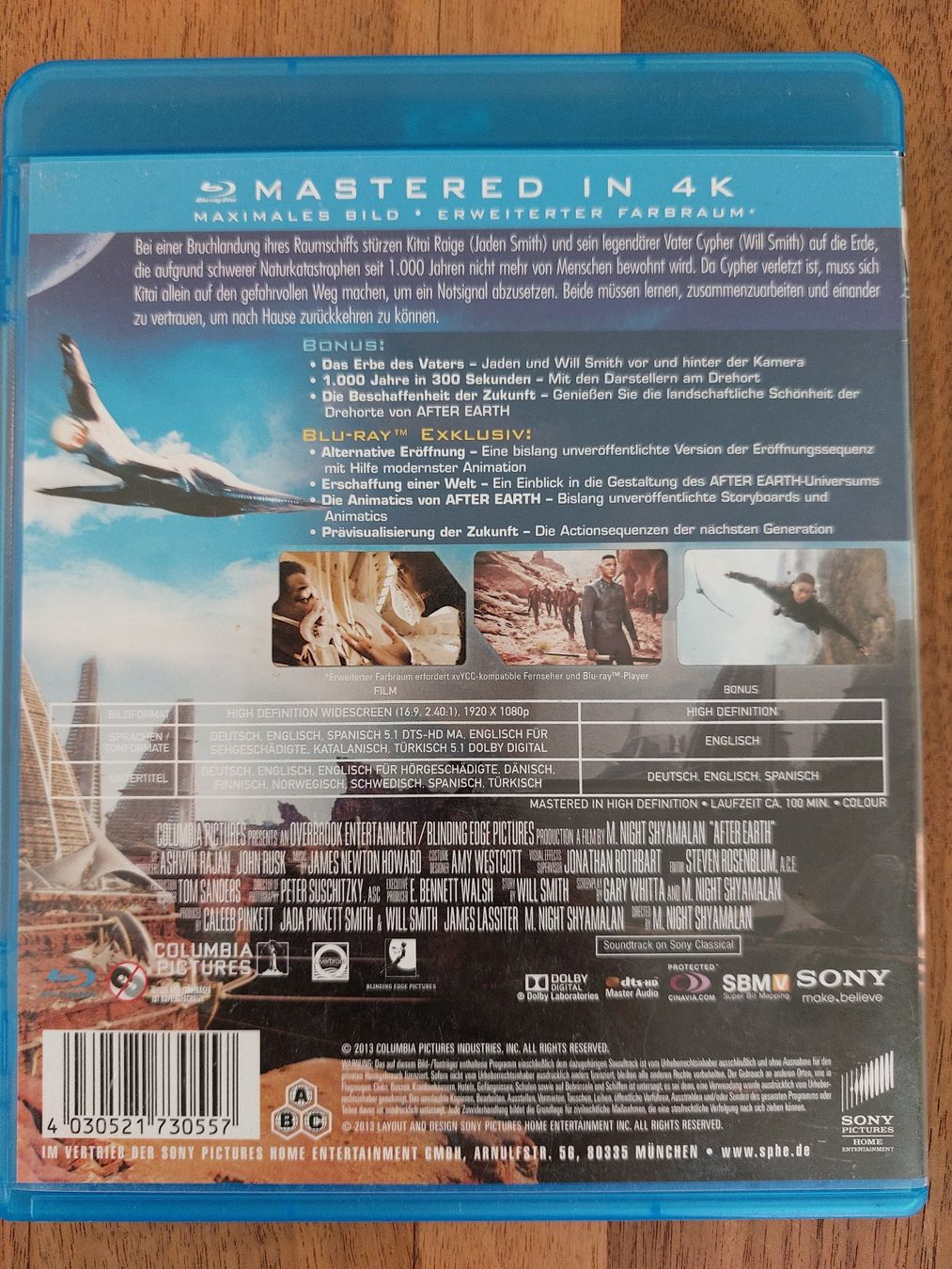 Alle DVDs: Blu Ray - After Earth – Gebraucht aus Rheinfelden von FilmAuktion 1