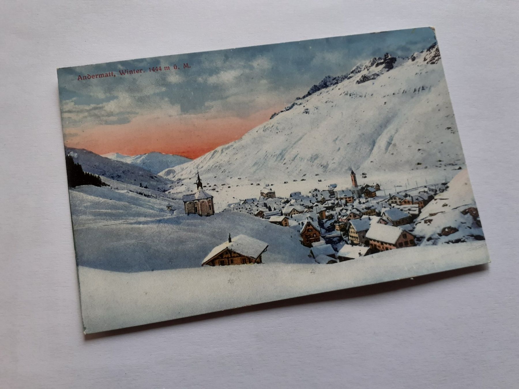 Ansichtskarten: ANDERMATT - WINTER – Gebraucht aus Winterthur von Ornyx7