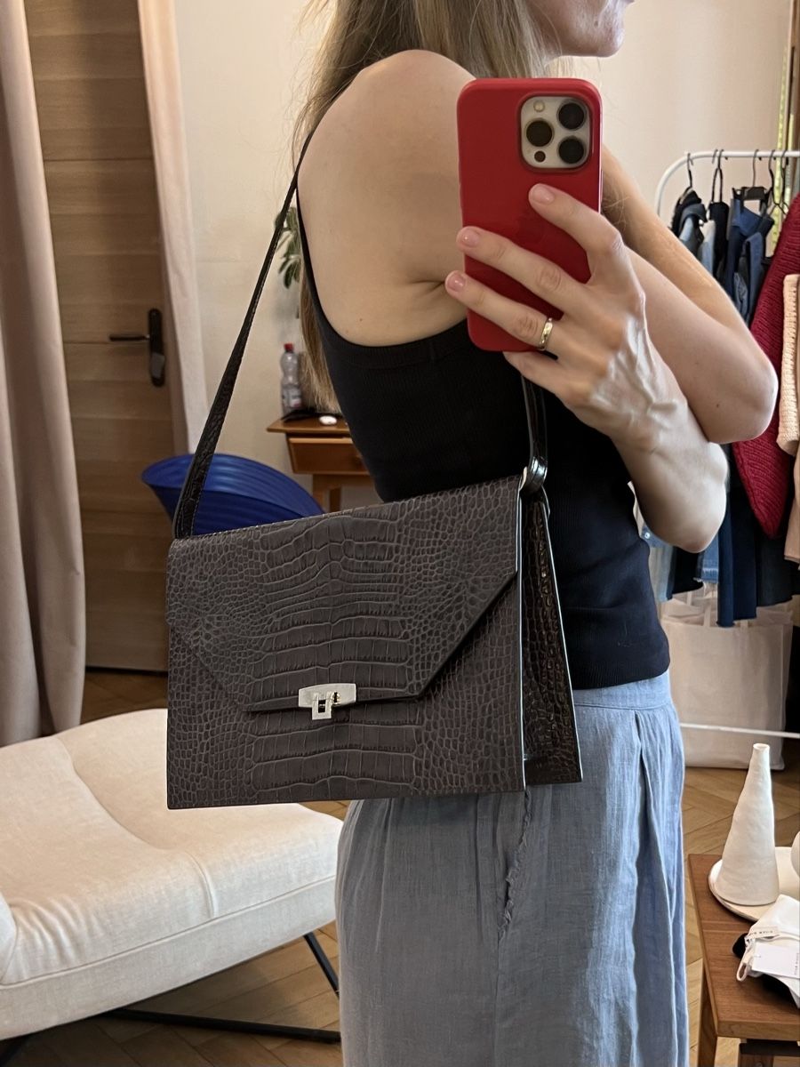 Taschen für Damen: Crocodile style leather Bag – Neu (gemäss Beschreibung) aus Goldau von Kseniya123 3