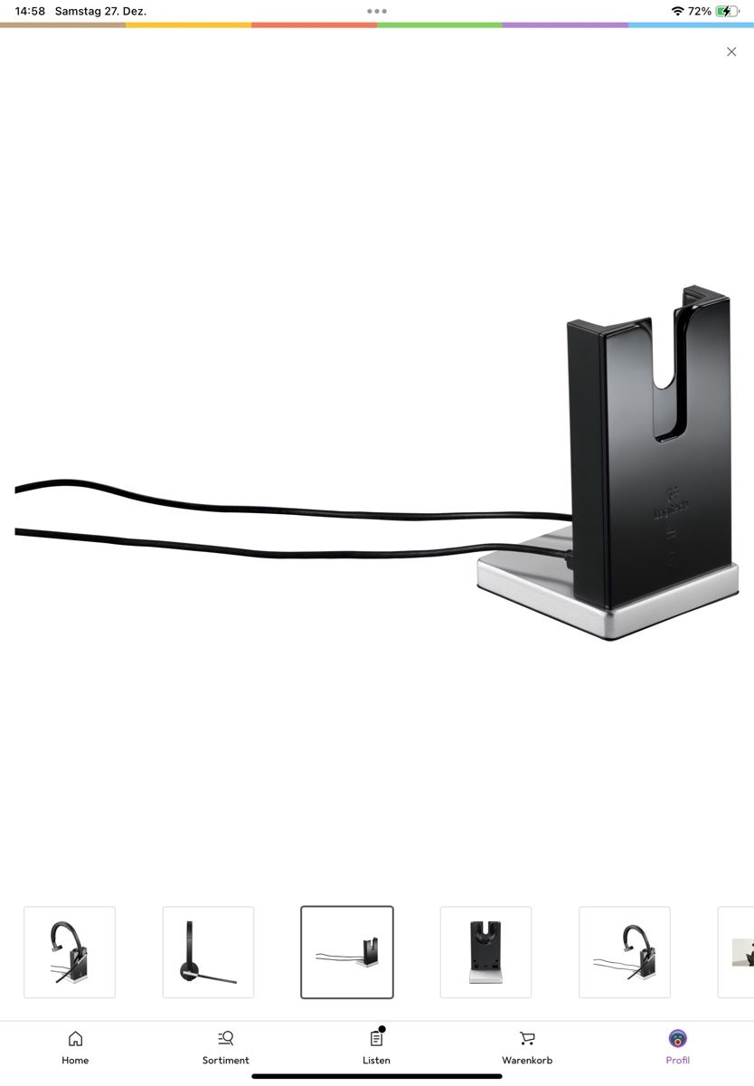 Logitech Cuffie: Logitech H820e Mono Office Headset, kabellos, USB-A – Nuovo (secondo la descrizione) da Bülach venduto da galago1962 7
