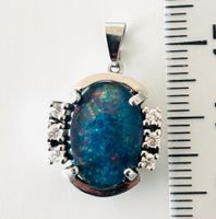 Anhänger Silber 925  Opal  Doublette / Triplette