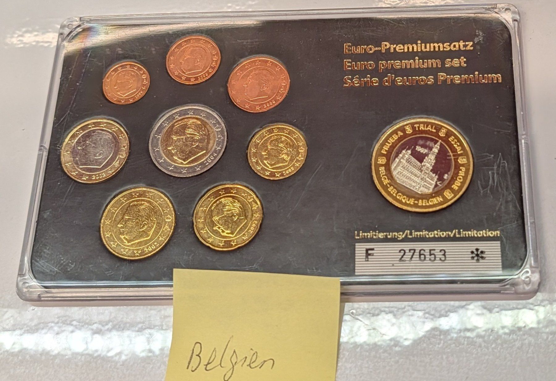 Tutti le monete: Euro-Premiumsatz "Belgien" – Nuovo e nell'imballaggio originale da Reinach BL venduto da angus74 2
