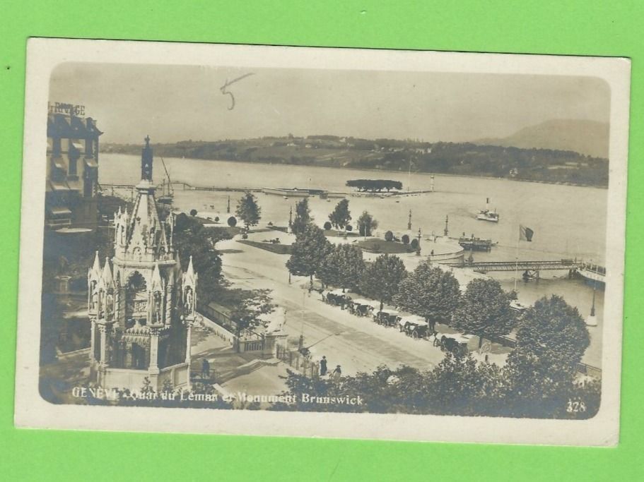 Cartoline postali: Genève, Quai du Lema – Usato da Zürich venduto da t24_de