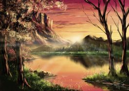 Kunstdruck A2 "Sunset"