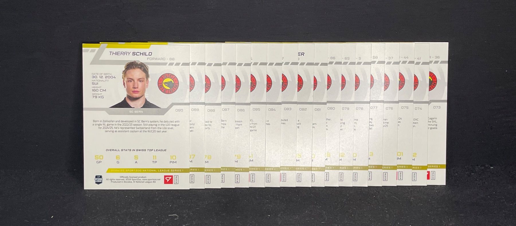 Sportzoo Carte collezionabili: Komplettes SC Bern Base-set Serie 1 2024/25 – Nuovo (secondo la descrizione) da Biel/Bienne venduto da JAN-SOLO 1