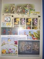 Lot Blumenmotive Sonderblocks 