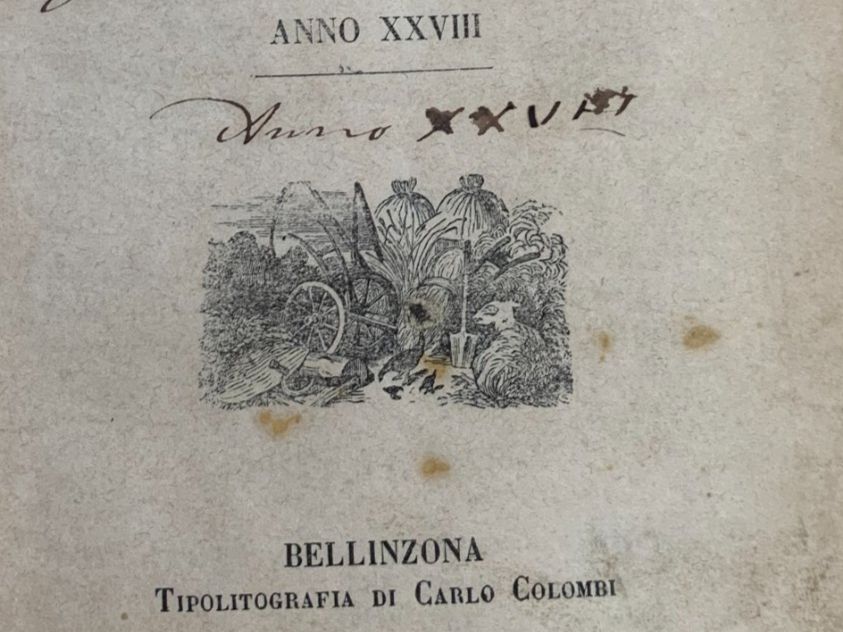 Libri: Ticino - "Almanacco Popolare - 1872" – Usato da Sorengo venduto da 74in 5