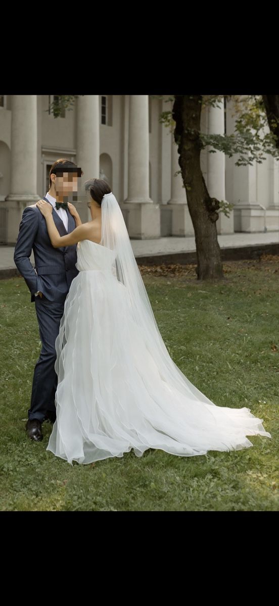 Kleider: Wedding dress- designer custom made, unique piece S size – Neu (gemäss Beschreibung) aus Corsier GE von Karol_save_planet 2
