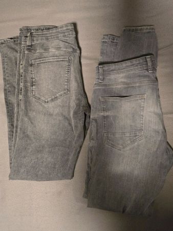 Zwei graue Herren Jeans C & A, Grösse 33/34