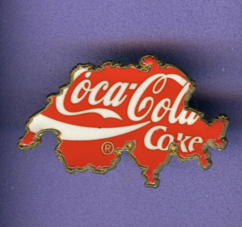 Coca-Cola Placchette & Badge: Coca Cola  SCHWEIZ – Usato da Winterthur venduto da Sammleroase