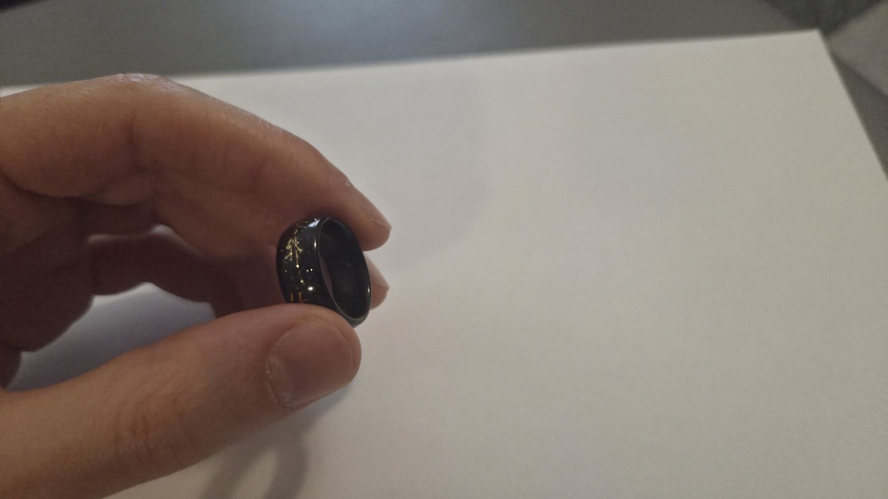 Ringe: Bague Tungstène Feuille d'or 52  – Gebraucht aus Neuchâtel von Atashi_dayo 2