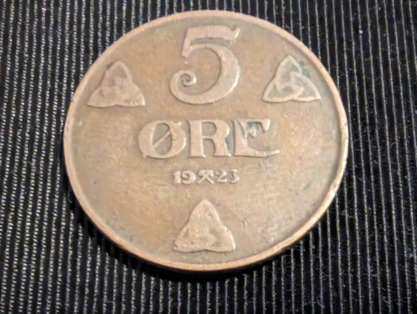 Tutti le monete: 5 Øre Norge Norwegen 1923 – Usato da Baden venduto da swiss-alps