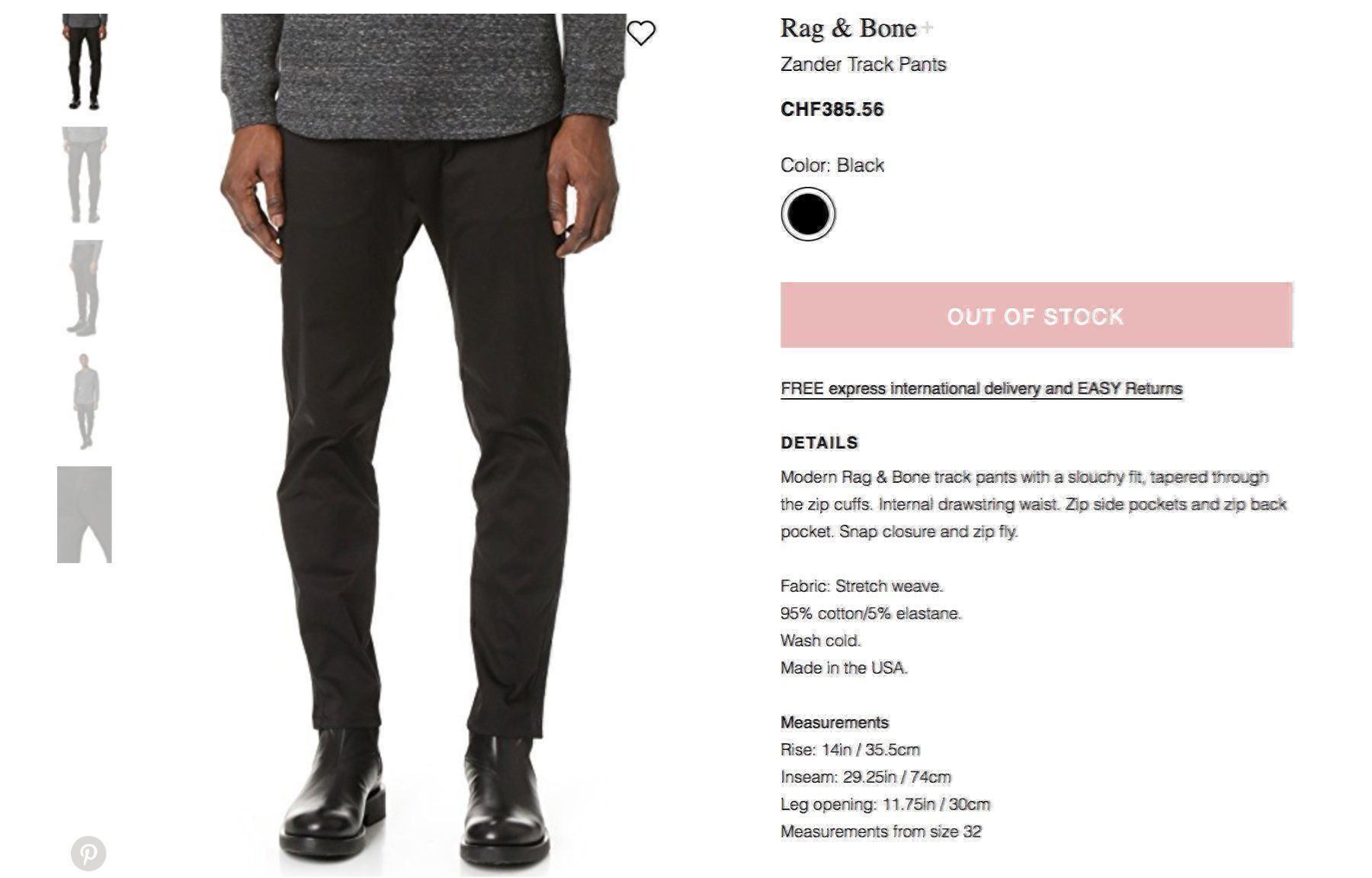 Pantaloni: Designer Hose / Rag & Bone / NEW – Nuovo e nell'imballaggio originale da Basel venduto da cielHiro 7