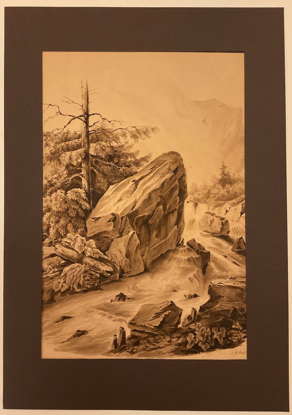 Dipinti: Original Aquarell Bild von F. Glitsch – Usato da Pfungen venduto da Doku7
