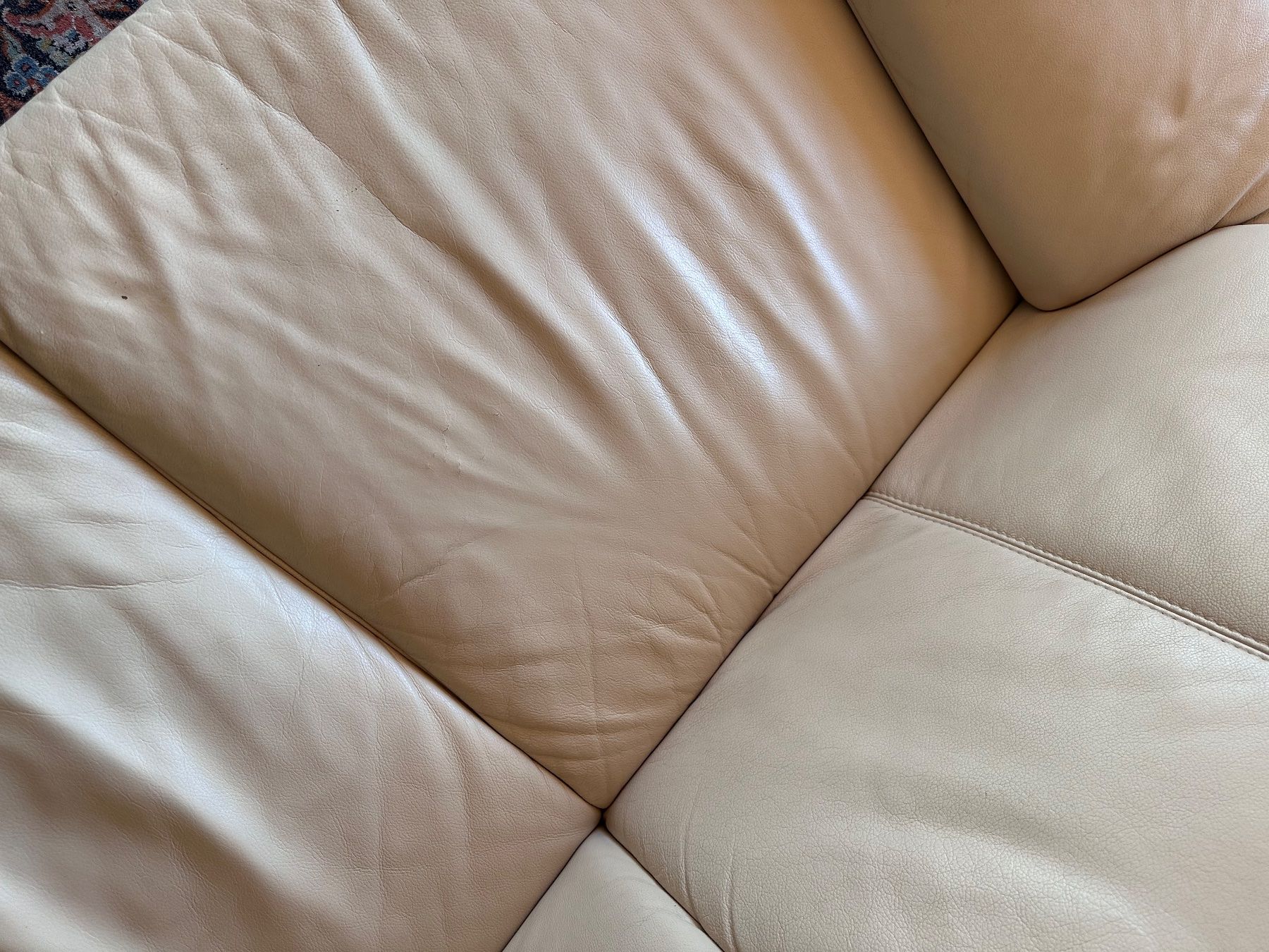 Divani: 2er Sofa Leder beige – Usato da Uetikon am See venduto da manoka1 1