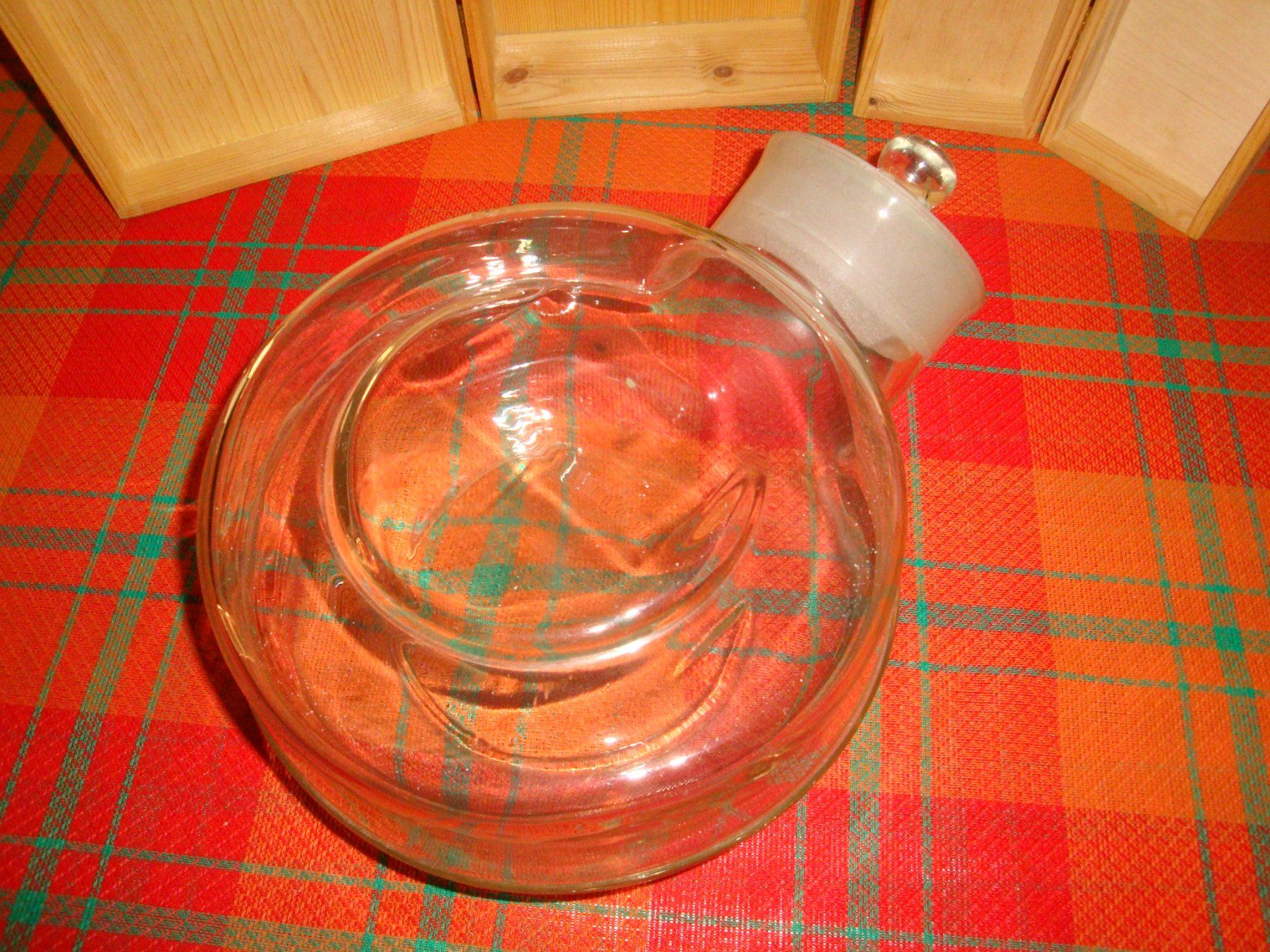 Bicchieri: Einzigartiges Glasgefäss mit Deckel, Vintage Design! – Usato da Enggistein venduto da mach1 2