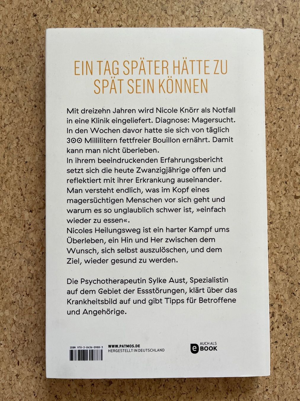 Libri: Taschenbuch "Magere Jahre", Nicole Knörr – Usato da Grosswangen venduto da Vita500 1