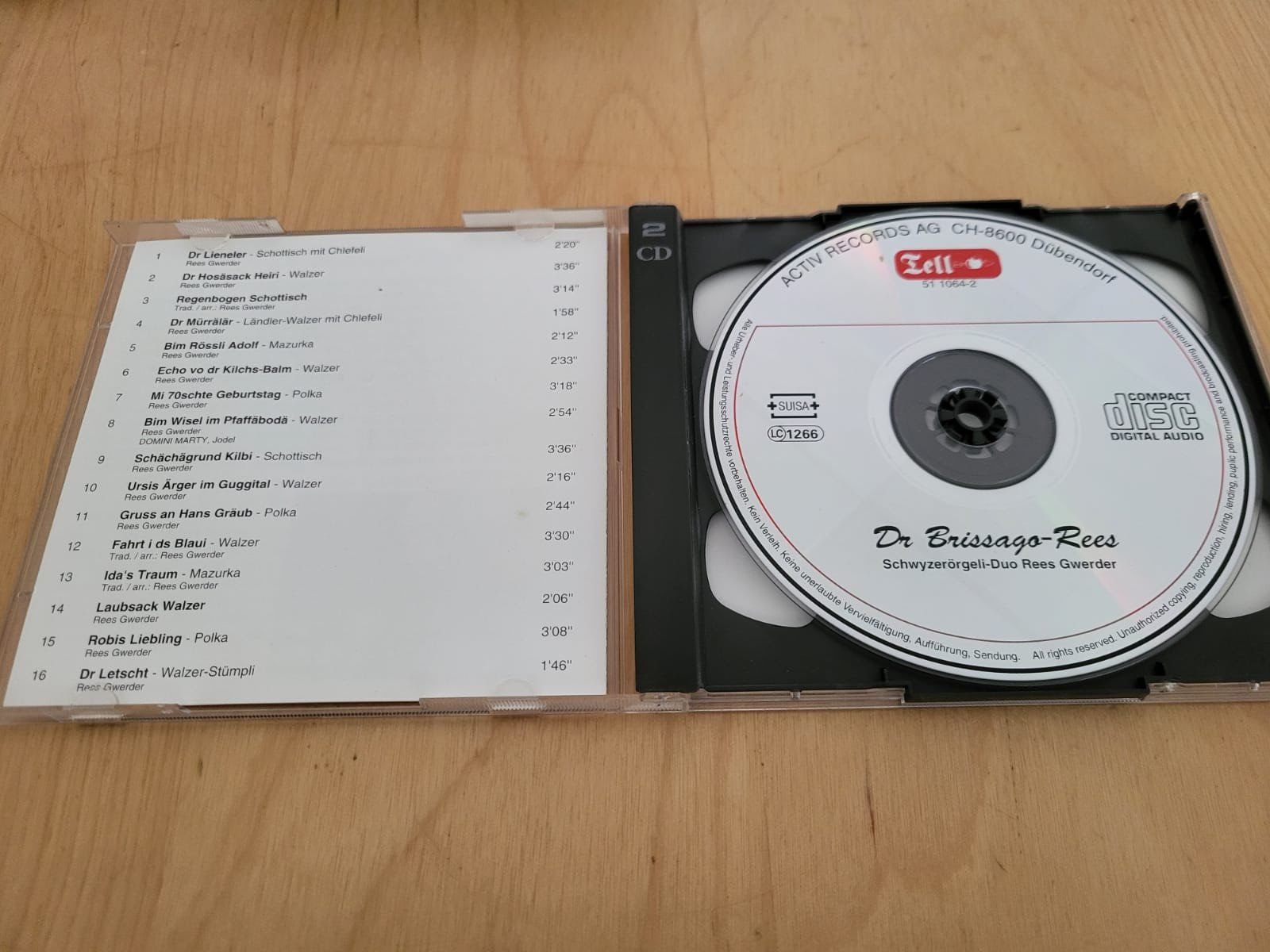 CDs: Dr Brissago-Rees Schwyzerörgeli-Duo Rees Gwerder – Gebraucht aus Urnäsch von Rteppich 2