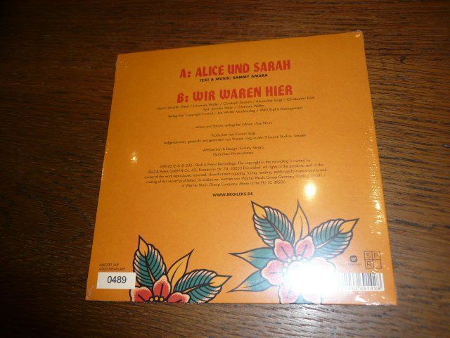 Dischi in vinile: BROILERS Alice Und Sarah - 7" SINGLE - verschweisst ! – Nuovo e nell'imballaggio originale da Zofingen venduto da mooni89 1
