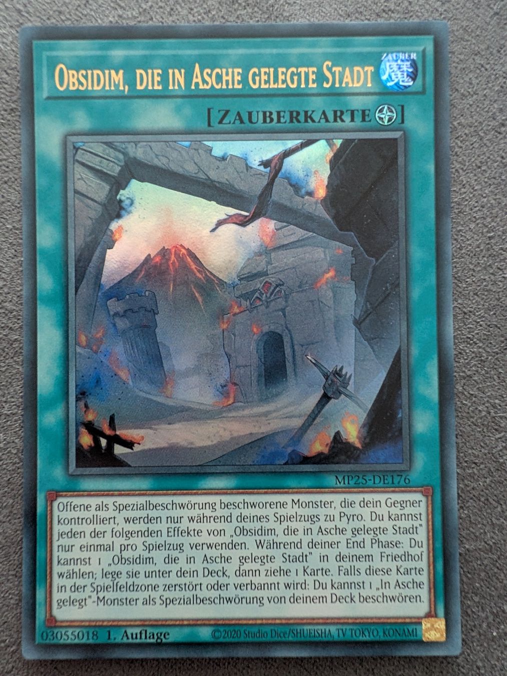 Yugioh Sammelbilder & Trading cards: Obsidim, die in Asche gelegte Stadt  – Neu (gemäss Beschreibung) aus Märstetten von eri_9lt8