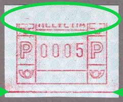 ATM 7A__SCHÖNE Abart «HALBES HELVETIA» ! **