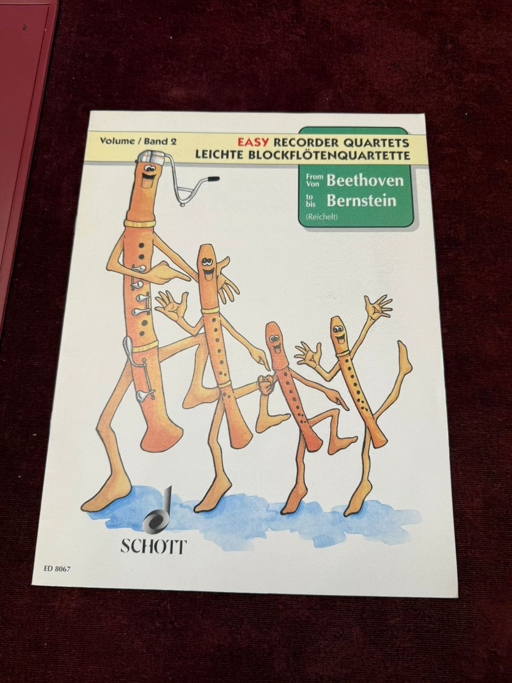 Libri: Noten Leichte blockflötenquartette  Beethoven bis Bernstein – Nuovo (secondo la descrizione) da Davos-Platz venduto da musikhauskollegger