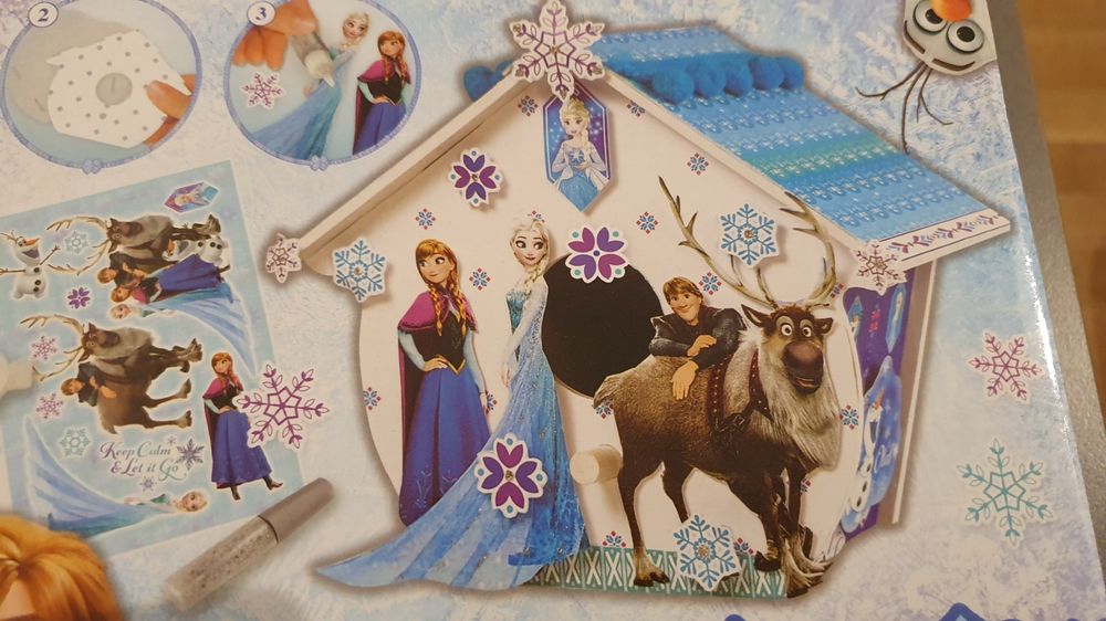 Do it yourself Vogelhaus selber bauen Elsa Frozen NEU (Neu und ...