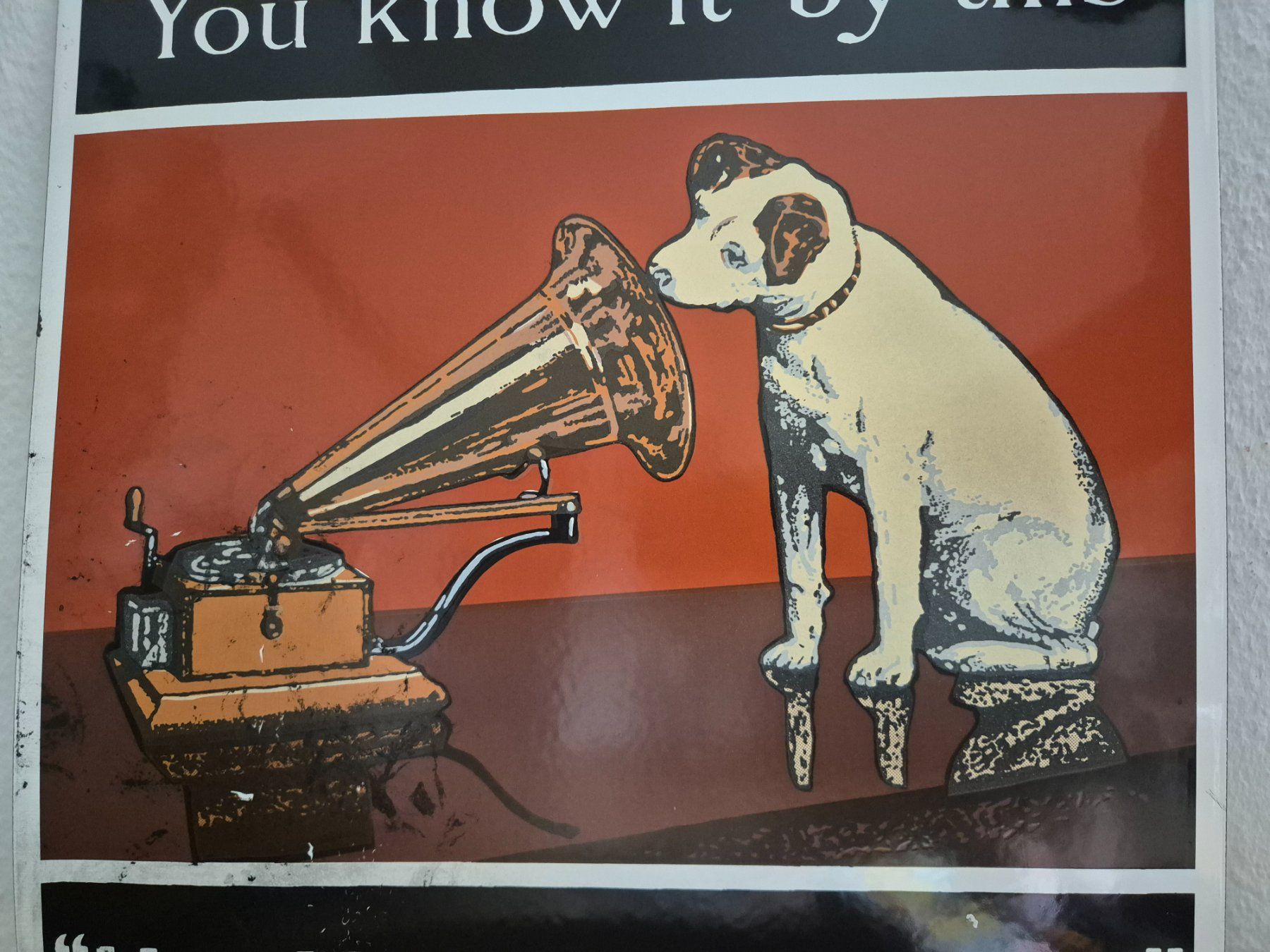 Insegne: Emailschild His Masters Voice Schallplatte Emaille Schild – Usato da Schaffhausen venduto da pfanis09 5