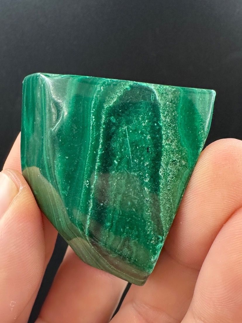 Minerali & Pietre curative: Malachit Freiform, Handschmeichler Heilstein – Nuovo e nell'imballaggio originale da Männedorf venduto da Handschmeichler
