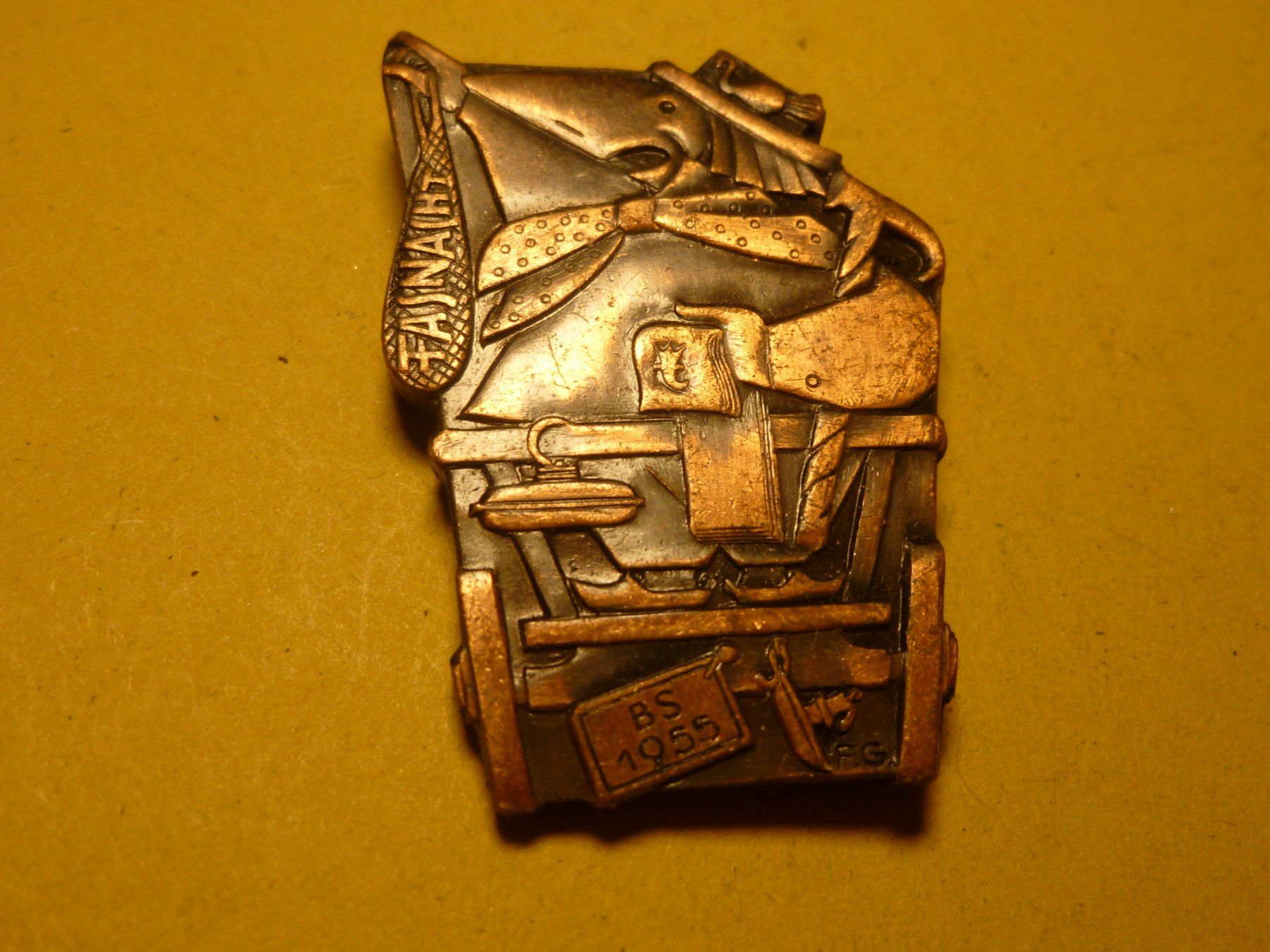Placchette & Badge: BASEL 1955 BRONZE – Usato da Ried (Muotathal) venduto da Mandarin02