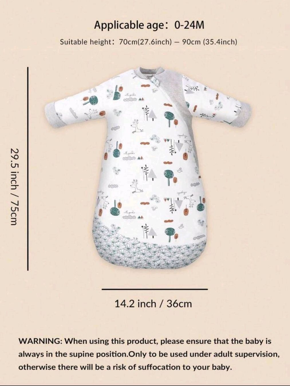 Sacchi a pelo: Sehr weicher Babyschlafsack – Usato da Hermiswil venduto da Volvorine 2