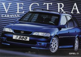 ORIGINAL FLYER | OPEL VECTRA CARAVAN - B - i500 | AB 09.1998