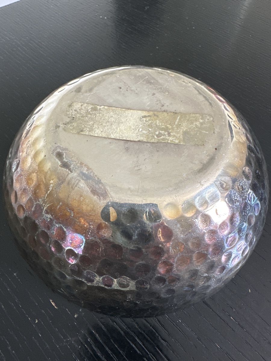 Tutte le decorazioni: Vintage Metall Schale, Hammerschlag Optik Deko – Usato da Kilchberg ZH venduto da Seb92 1