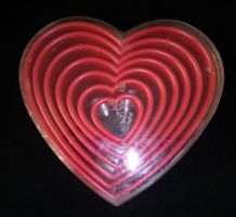 7 Herz Ausstechformen in Rot zum Guetzli backen ❤️