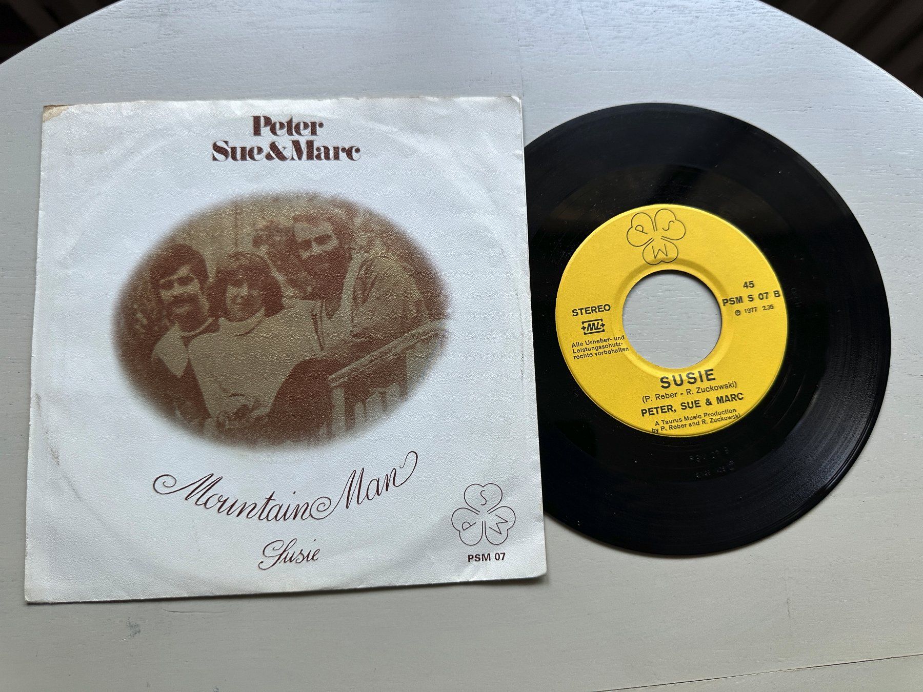 Dischi in vinile: PETER SUE & MARC SCHELL Single SWISS Kult Moutain man – Usato da Basel venduto da Partridge 1