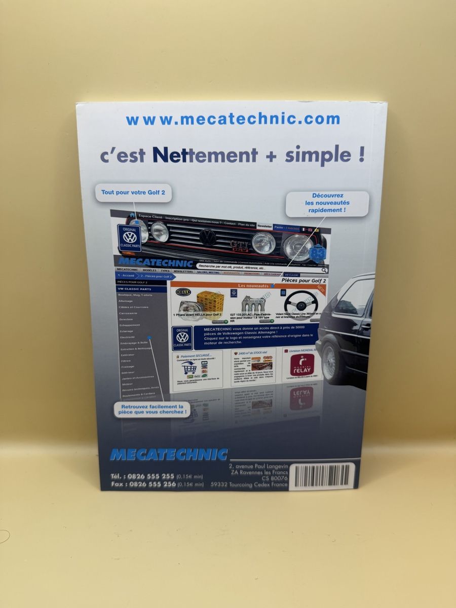 Bücher: Catalogue accessoires Volkswagen Golf 2 Mecatechnic – Gebraucht aus Genève von sho_67qj 1