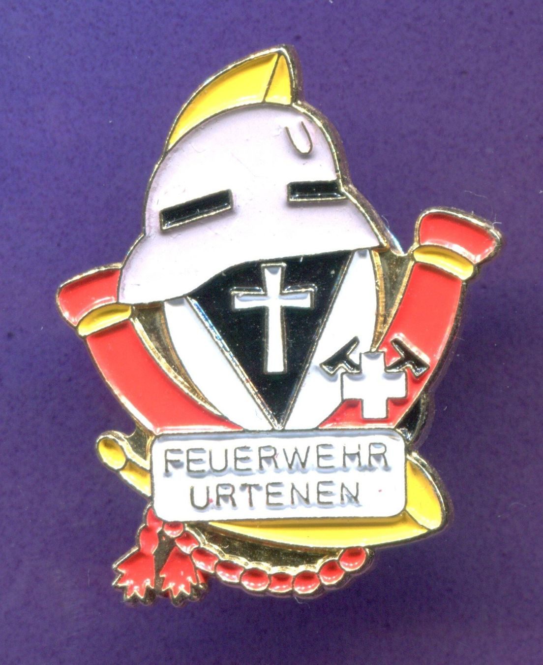 Placchette & Badge: Feuerwehr  URTENEN – Usato da Winterthur venduto da Sammleroase