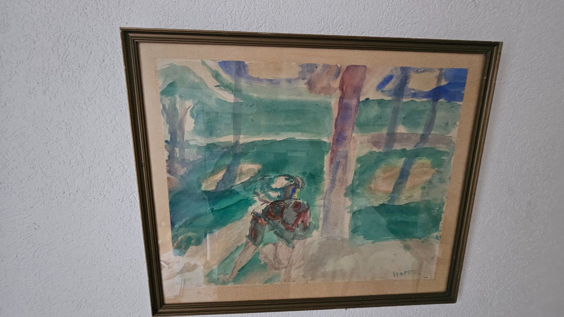 Dipinti: Erik HOPPE  1897 - 1968 aquarelle – Usato da Etoy venduto da angi020 3
