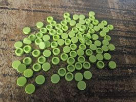 lego 98138 lot de 100 pièces Lime Tile, Round 1 x 1