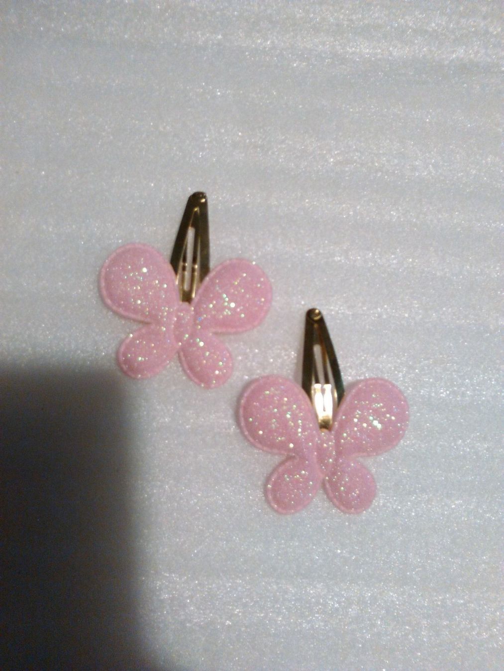 Accessoires pour cheveux: HAARKLIPS 2 SCHETTERLING;ROSEROT – Neuf (Voir description) à Basel par bijoutrie_4 4