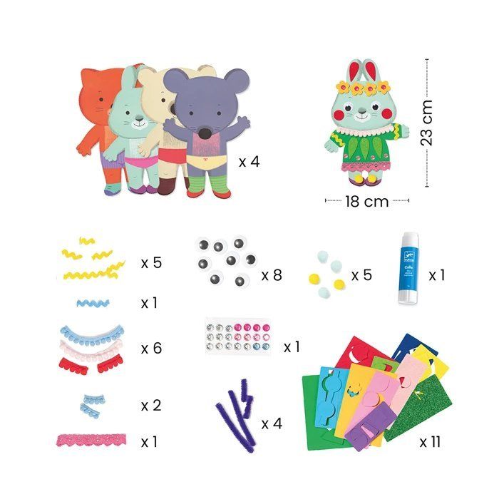 Djeco Bastelsets: Collage Petits choux – Neu und originalverpackt aus Boudry von step2blind 3