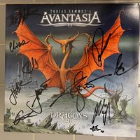 AVANTASIA Vinyl original in person Autogramm / signiert