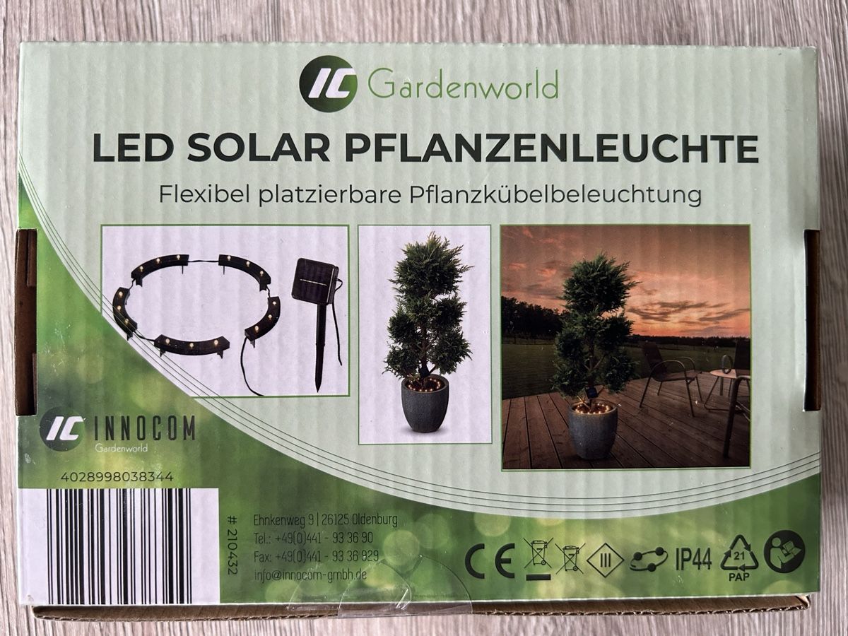 Lampade: LED Solar Leuchte – Nuovo e nell'imballaggio originale da Aefligen venduto da Bifi111 1