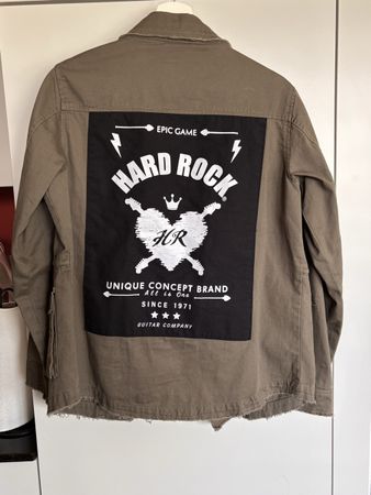 Hardrock Cafe Jacke in Olive Gr.M